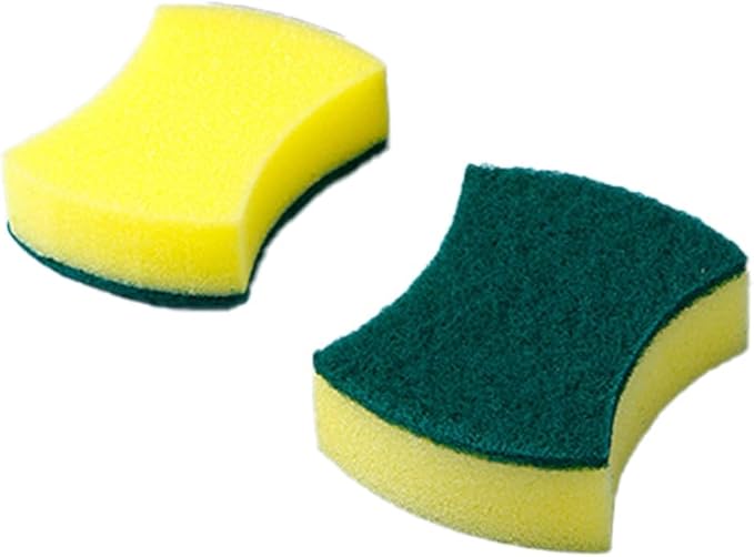 Codian 24 Pack Kitchen Cleaning Sponges Heavy Duty Scrub Sponges for Grease & Stains, High-Density Durable Dishwashing Scrubber Pads, Non-Scratch Sponge for Dishes/Countertops/Utensils