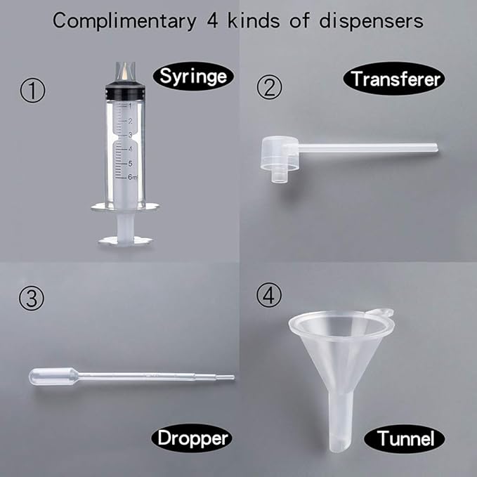 6 Pack 30ml / 1 Oz Black Assorted Refillable Perfume Bottle, Portable Square Empty Glass Perfume Atomizer Bottle Spray Applicator with 4 kinds of perfume dispenser(6 Pack 30ml / 1.01 oz. Black )