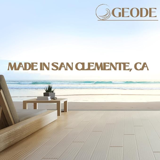 GEODE Natural Stone Grout Cleaner & Brush for tile floors - non-damaging, safe for Marble, Limestone, Travertine, Ceramic - Industrial Strength Tile, Stain Remover, Powerful Formula (32 oz)