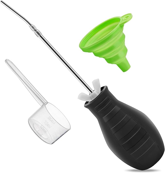 Diatomaceous Earth Powder Duster, Extendable Long Tubes from 5'' to 22'', Garden and Indoor, Large Bulb Handheld Insect Treatment Spreader Applicator, Puffer, Spray Bottle
