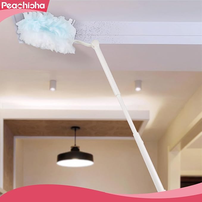 PEACHICHA Disposable Duster Refills, Heavy Duty Dusters Refills, Blue Replacement Head for Cleaning, Multi Surface Refills Unscented,Duster Refills Bulk, 20 Count