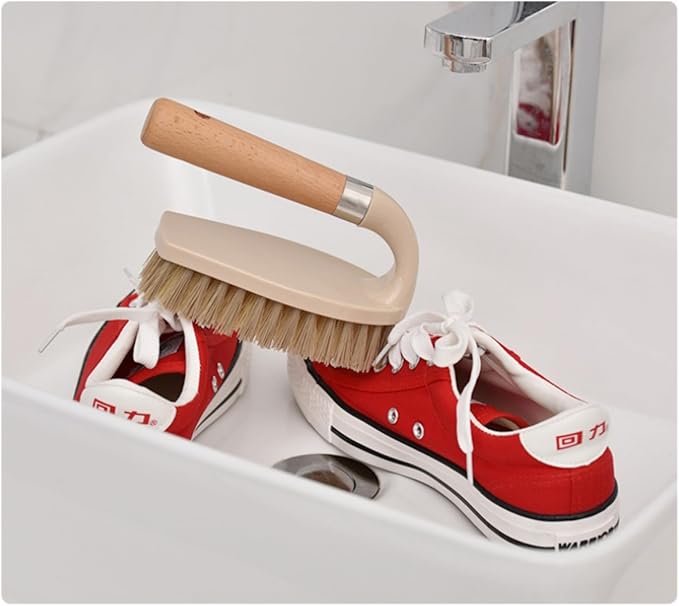Brush, Scrubbing Brush for Carpet Cleaning, Heavy Duty Cleaning Brush with Stiff Bristles, Cleaning Shoes, Floors, Bathroom and Kitchen