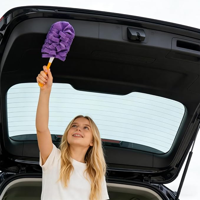 360°Electrostatic Duster Refills — The Sustainable Choice for a Dust-Free Home,Reusable Duster Refills,Duster Refills Reusable,Reusable & Washable Microfiber Dusting Heads,for Home Office Car (B)