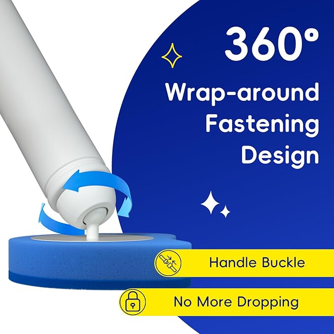 Newlonis® Disposable Toilet Brush Refills, 32 Pcs Cleaning Scrubbers, Not Compatible with Other Brands