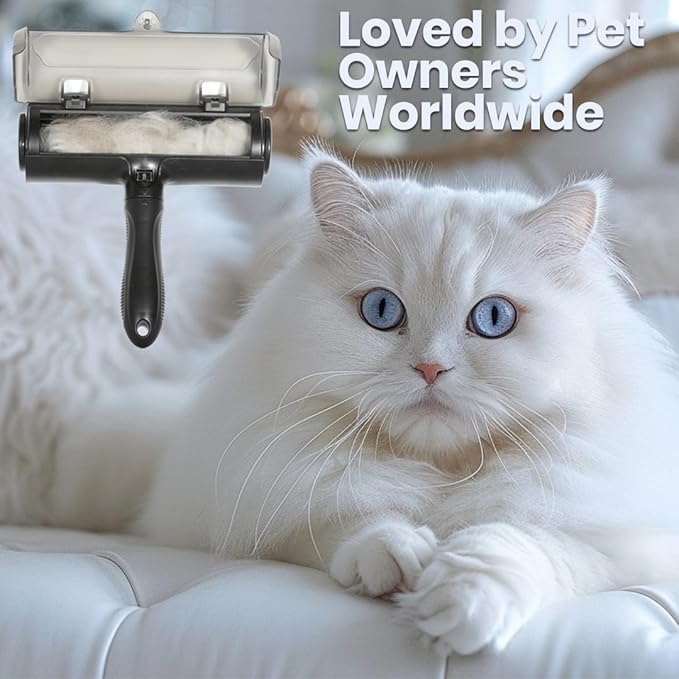 Pet Hair Removal Tool, Reusable Lint Roller & Carpet Cleaner for Dog & Cat Hair, Portable Couch Cleaner, Pet Hair Remover Broom for Furniture, Couch, Clothing & Bedding