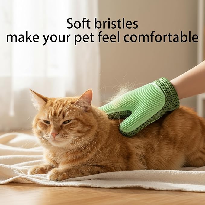 Grooming Mist Pet Hair Remover Gloves,Multi-Functional Grooming Mist Glove for Pets,With Pet Grooming Comb,Suitable for pet grooming,Sofas,Carpets,Car seats,Clothes,Etc