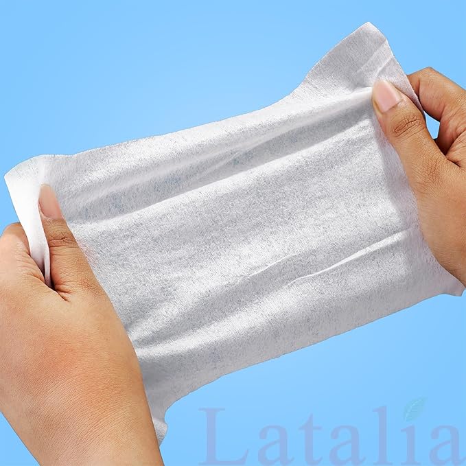 Latalia Hand Wipes | 80% Alcohol Hand Sanitizer Wipes for Hands & Face Moisturizing, Gentle, Convenient and Fragrance Free (20 Counts)