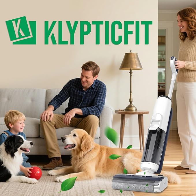 Klypticfit Only iFLOOR 5 Breeze Roller Brush Replacement and Vacuum Filter Kit Compatible with Tineco iFloor 5 Breeze Wet Dry Vacuum Replacement Parts,3 Roller Brushes,3 HEPA Filters,1 Cleaner Brush