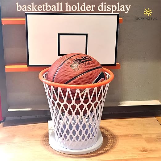 8PCS Basketball Hoop Wastebasket,Basketball Trash Can,Basketball gift,Gym,Basketball-Themed Gift, Garbage Bin, 4.5 Gallon,Basketball Hoop,Garbage Can,Basketball Net Waste Basket for Office,Bedroom