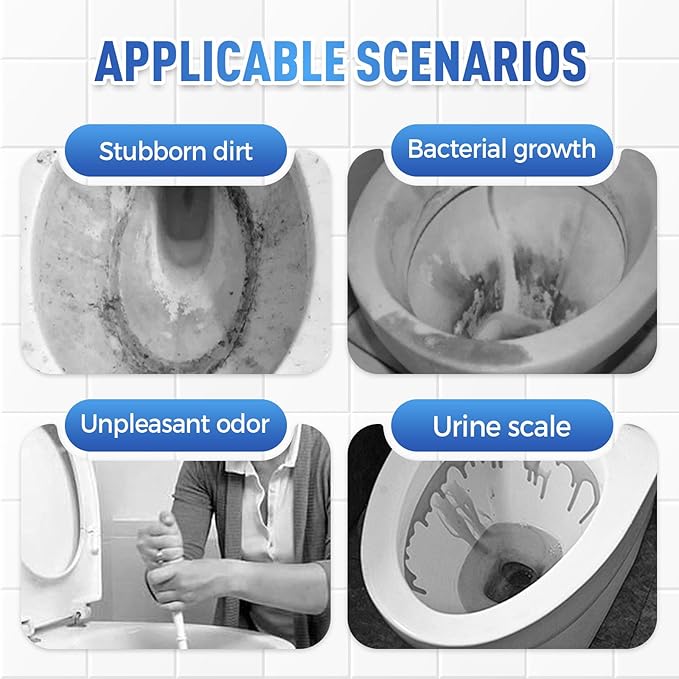 Foam Toilet Cleaner, 2025 New Toilet Bowl Cleaner, Advanced Bathroom Cleaner for Home, Powerful Instant Bowl Cleaners for Toilets Squatting Pans (3)