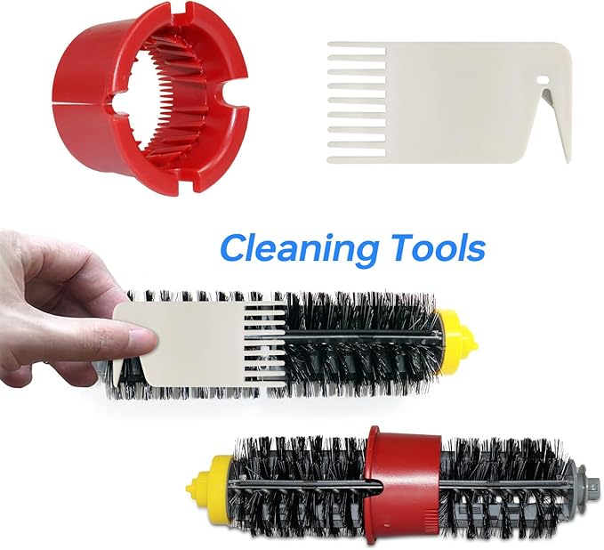 BEBEMOR Replacement Accessories Kit for iRobot Authentic Replacement Parts all Roomba 600 series, 614, 675, 692, 694 & 500 Series 595 585 564-6 Filter, 6 Side Brush, 3 Bristle and Beater Brush Set
