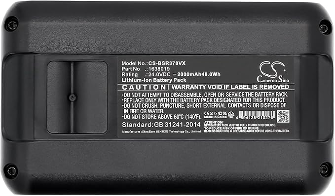 FYIOGXG Battery for Bissell 3789, 3789U, 3789X, 3797, 3797V, 3797W, Cleanview XR Stick Vacuum PN:Bissell 1638019, 1638764 2000mAh / 48.0Wh