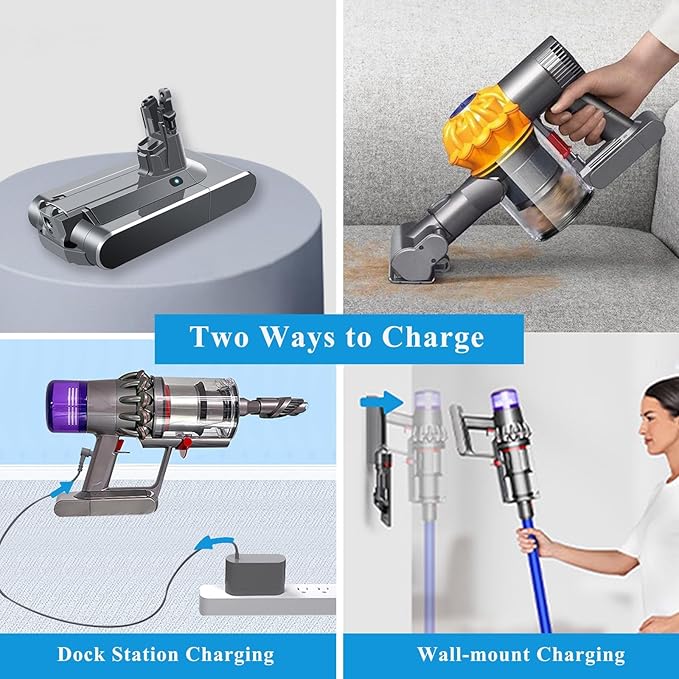 BOTKK Upgraded V11 SV14 Battery Replacement for Dyson V11 Screw-in【Not for Click-in Type】 25.2V 5.0Ah Compatible with Dyson V11 Animal Cordless Vacuum Screw in Type