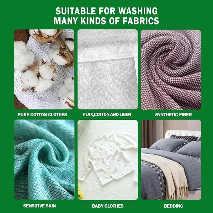 Laundry Detergent Sheets (Strips) Liquidless 62 Loads Fresh Eco Friendly Hypoallergenic Kind For Sensitive Skin,Plastic Free Low Sudsing Washing Supplies For Mothers Gifts