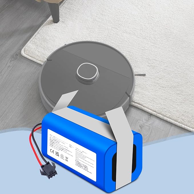TZRONG M210 Battery Replacement for Lefant, Compatible with Lefant M210 M210B M210P M213 M213S Robot Vacuum Cleaner 2000mAh12.8V Li-ion Battery
