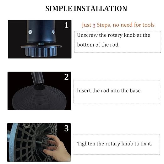 OangeStar 6 Packs Crowd Control Stanchion, Crowd Control Barrier Set w/10ft Black Retractable Belt Rubber Base