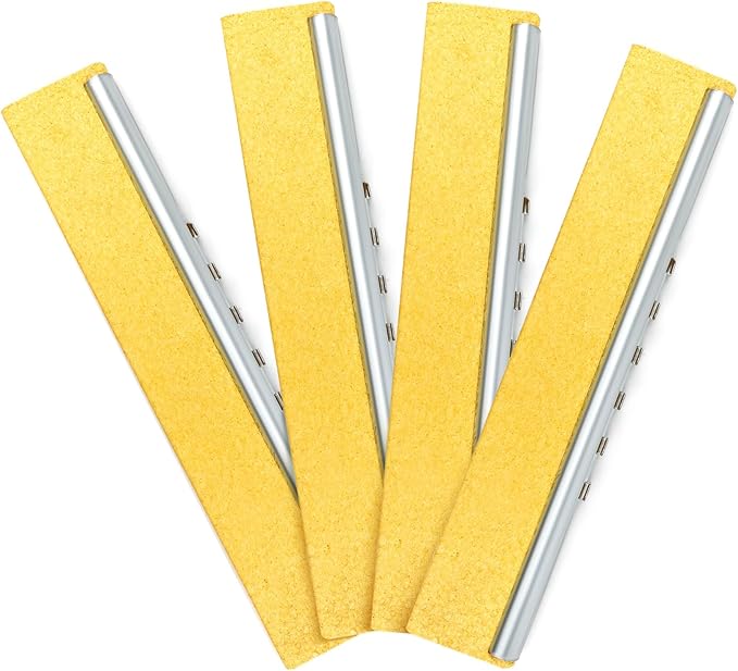 4 Pack of Replaceable Compressed Cellulose Sponge Mop Heads,Size:12.8 Inch(only 4 mop Heads not Include Handle)