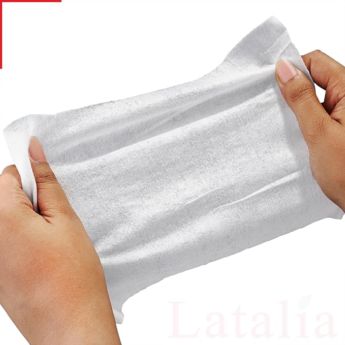 Latalia Hand Wipes | 80% Alcohol Hand Sanitizer Wipes for Hands & Face Moisturizing, Gentle, Convenient and Fragrance Free (40 Counts)