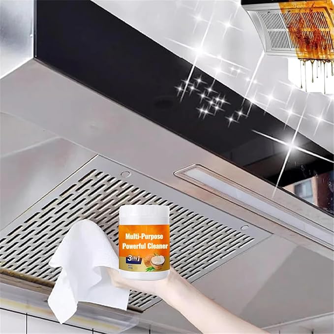 Multi Purpose Powerful Cleaner for kitchen, 3 In 1 Coconut Oil Natural Cleanser, Heavy Kitchen Duty Degreaser, All-Purpose Cleaner Removes Stains on Microwave,Oven & Stove Top (1)