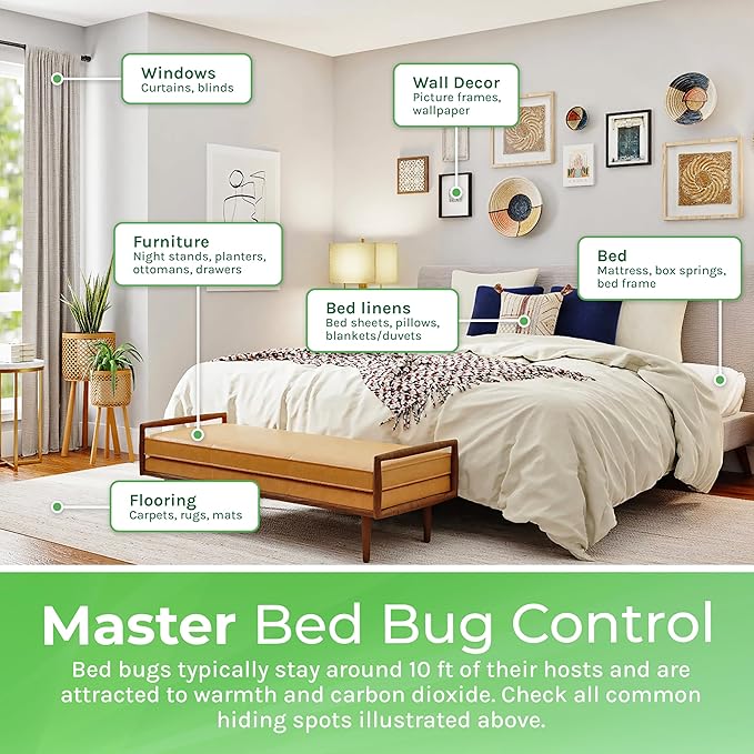 Hygea Natural Bed Bug & Lice Elimination Duo Kit- Includes Lice & Bed Bug Spray & Laundry Additive - Gentle Formula - Effective Pest Control for Home & Travel (2 Pack, 1 Gallon Each)