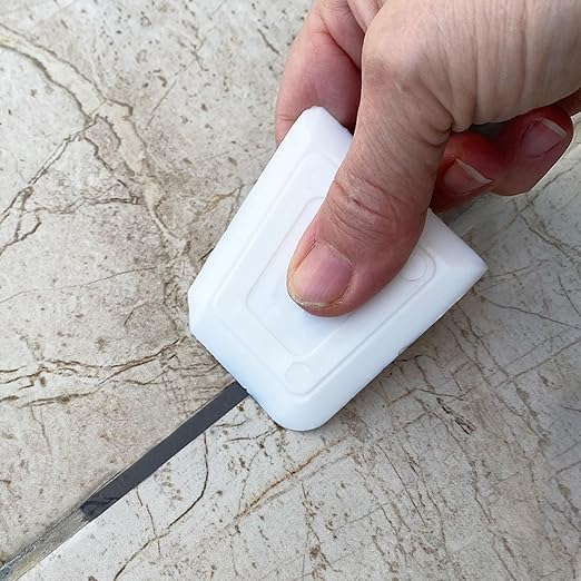PentaUSA Tile Grout - Large Grout Filler Repairs Renews Tube, Fast Drying Grout Repair Kit, Odorless Formula - Grout Floater Included - 13.4oz / 380gr (Dark Grey)