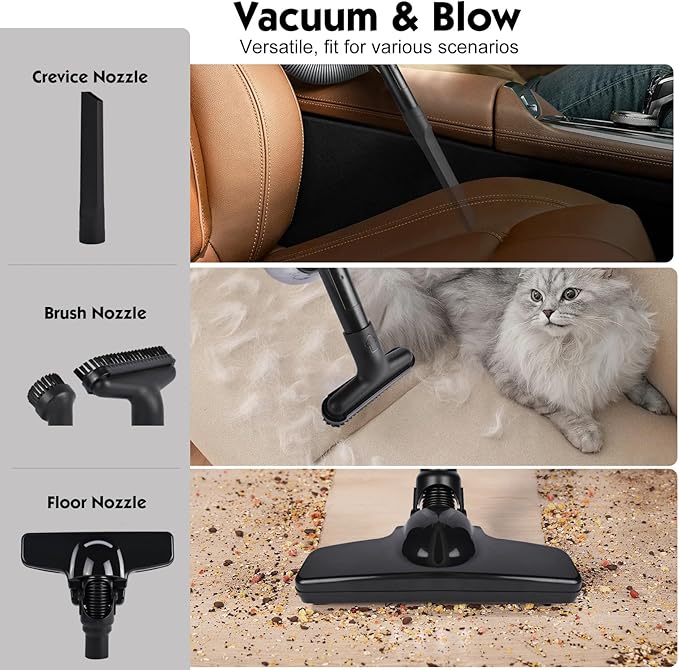 TengXcel Cordless Vacuum Cleaner for Makita 18V LXT Battery, Handheld Vacuum Cleaner for Home Car Hardwood Floor Carpet, Portable Shop Vacuum with Washable HEPA Filter(Tool Only)