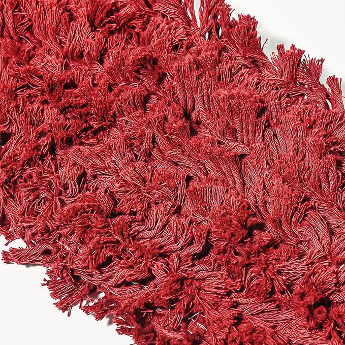 Tidy Tools Commercial Dust Mop Replacement Head – 36 x 5 in. Cotton Nylon Reusable Mop Head – Industrial Dust Mop Refill for Floor Cleaning & Janitorial Supplies, Red