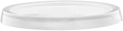 House Naturals 5 Gal White Plastic Buckets Food Grade BPA Free Premium 90 mil pails with Gasket Lids - Pack of 3 - Made in USA
