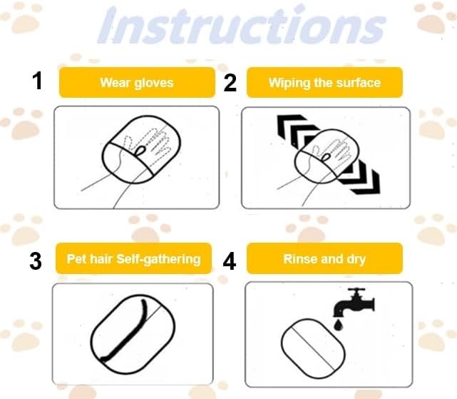 2 Packs Pet Hair Removal Tool for Cats & Dogs with Funny Cat Pins, 2025 Newly Reusable and Easy Cleaning Hair Remover, Electrostatic Pet Hair Remover for Laundry, Couch, Carpet, Car Seat