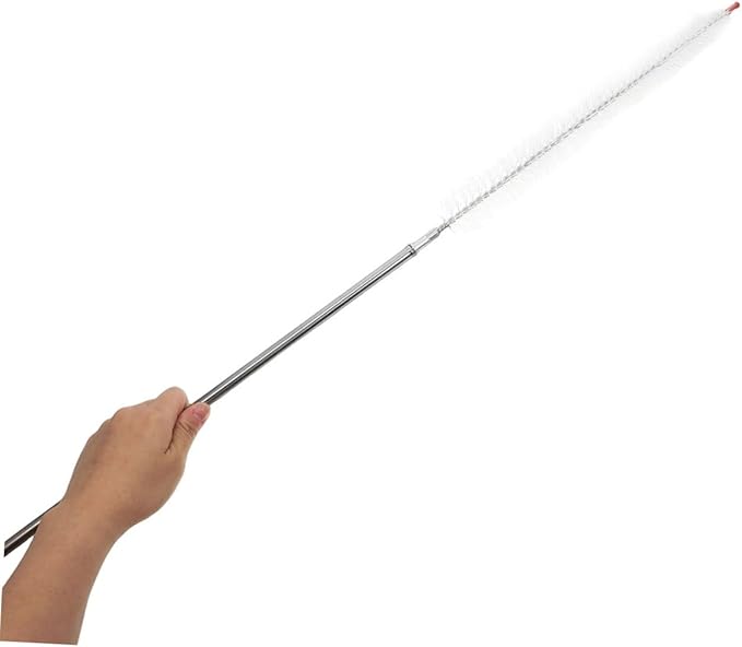 ULTECHNOVO 2Pcs Stainless Steel Washing Machine Cleaner Brush with Long Handle for Deep Cleaning Appliances Dryer Lint Brush for Efficient Vent and Refrigerator Maintenance