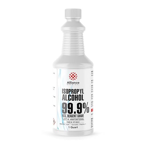 Isopropyl Alcohol 99.9% - ACS Reagent Grade - 1 Quart (32 FL Oz) Bottle - Ultra High Purity Lab Grade Solvent - Rubbing Alcohol for Medical, Lab Equipment & Electronics - Made in The USA