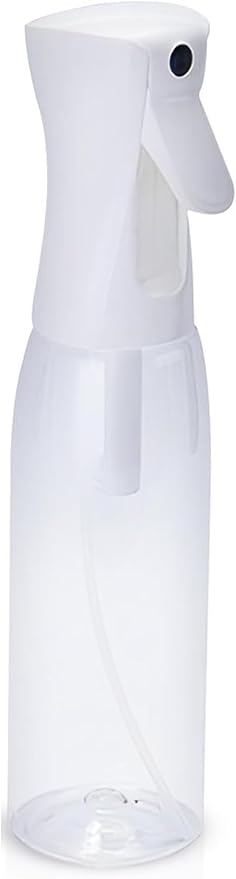 Continuous Ultra Fine Mist Spray Bottle – 16.9 Oz for Hair, Hairstyling, Salon Use, and Cleaning | Versatile Water Misting Bottle