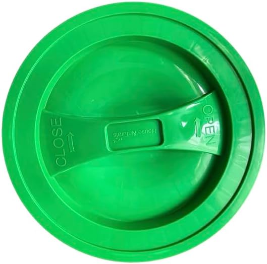 House Naturals 2 Gallon Food Grade - BPA Free Made in USA Buckets Lime Color pails with Screw On Gasket Lids (4, Lime - Green lids)