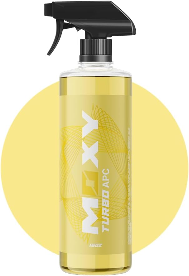 Moxy Turbo APC Concentrate - (16oz) - All Purpose Car Cleaner - Cleaning Spray for Car Detailing - Wheel Cleaning Kit Safe for Cars, SUVs, Motorcycles, RVs, and Trucks