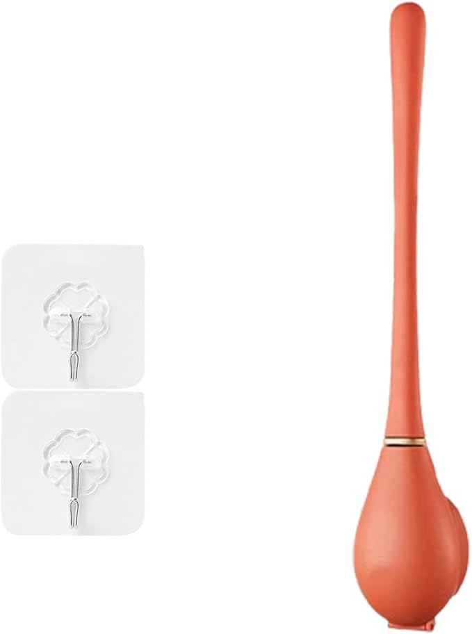2025 New Modern Flexible Silicone Toilet Caspa for Home，Silicone Toilet Bowl Brush & Holder Set, Wall Mounted Cleaning Kit with Dispenser, Flexible & Hygienic Bathroom Scrubber for Home (#C)