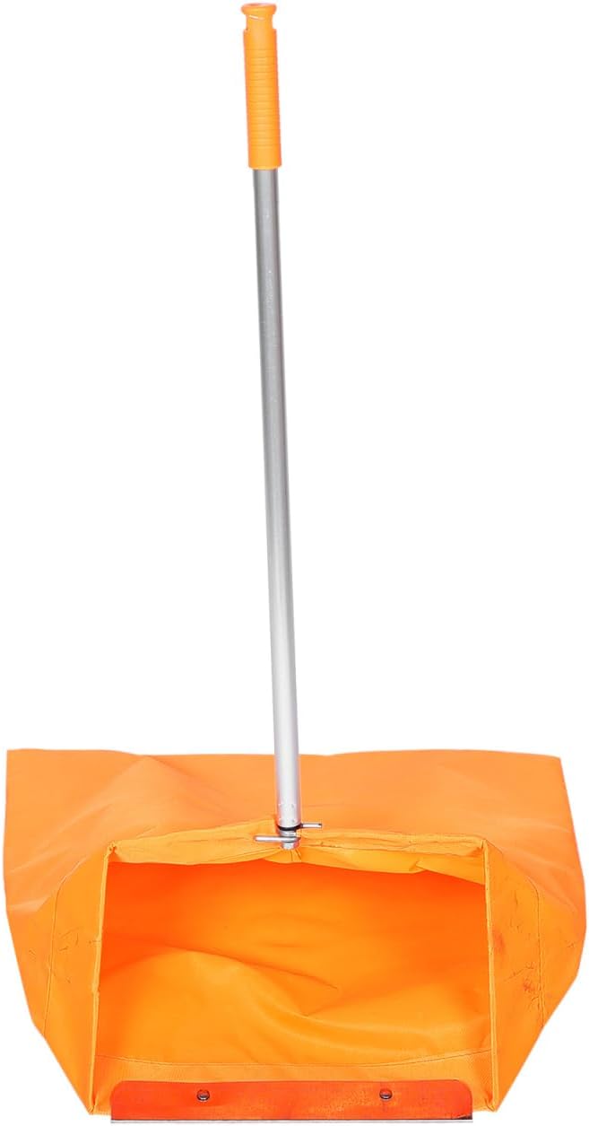 Cabilock Windproof Trash Grabber with Dustpan 33 Inch Outdoor Garbage Bag Holder for Home Garden Cleanup Tool with Strong Clamp and Easy Waste Pickup