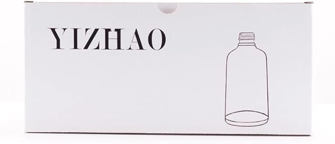 YIZHAO Black Glass Dropper Bottle 1oz, Tincture Bottles with Glass Dropper, for Essential Oils, Aromatherapy, Cosmetic, Laboratory, Pharmacy, Liquids, Travel –24 Pcs
