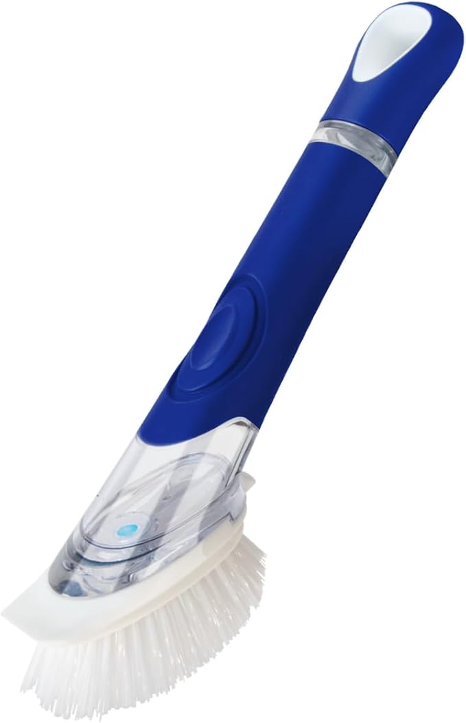 CELOX Dish Brush with Soap Dispenser, Scrub Brush for Kitchen Cleaning