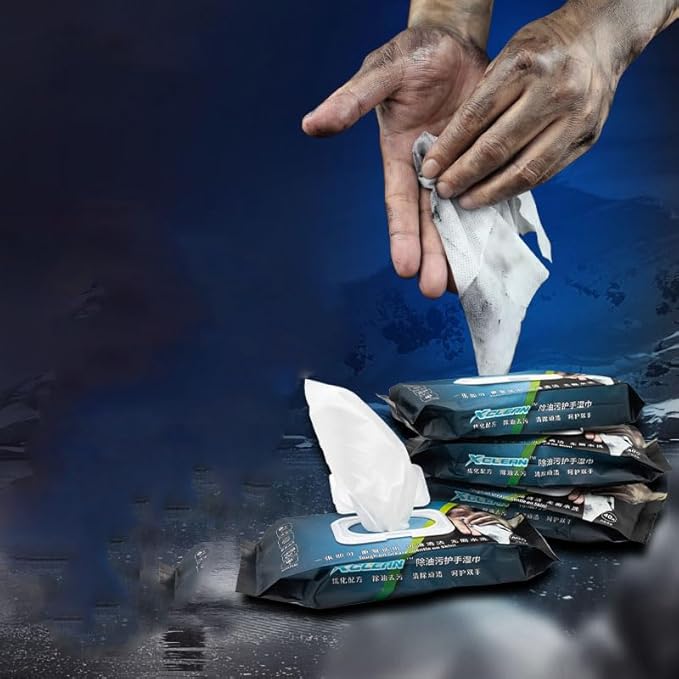 Cleaning Wipes Heavy-Duty Multi-Surface Cleaning Wipes,7.9 x 7.9" Per Count,40 Counts Per Pack, 6 Pack (6, 7.9 X 7.9")