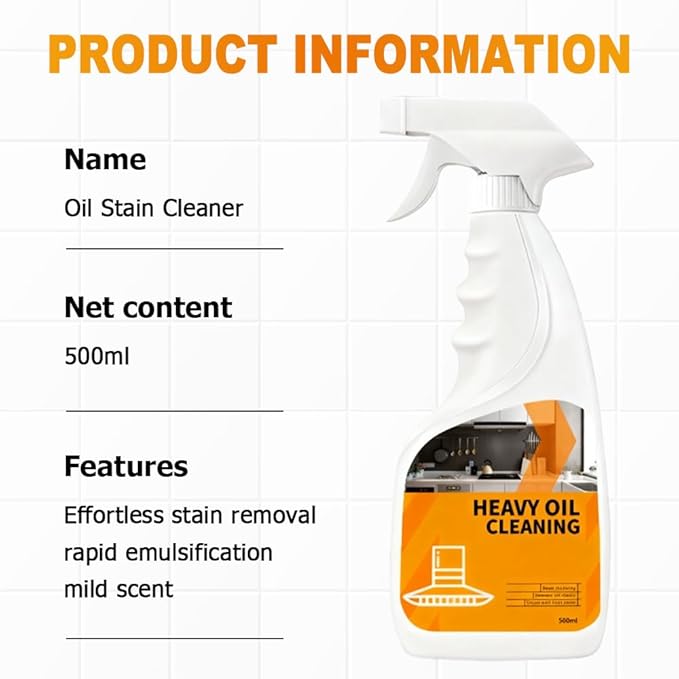 Stubborn Stains Cleaner, 2025 Upgraded Powerful kitchen Degreaser, Multipurpose Stain Removal Cleaners, Stove Cleaner for Gas Stove Top, Kitchen, Bath Shower Glass (3, One Sets)