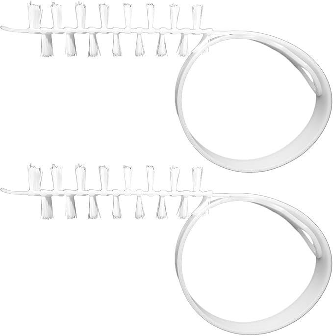 2pcs Washing Machine Cleaning Brushs, Flexible Bendable Slot Cleaning Brush 60cm(White)