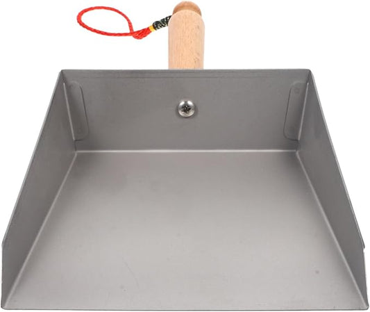 Healeved Stainless Steel Dustpan Mini Small Metal Dust Pan for Desktop Cleaning Kitchen Tabletop 3.38 X 2.15 X 0.61 Inch Silver