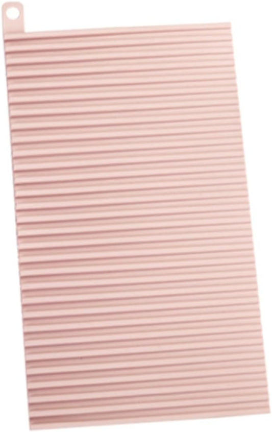 Household Non- Washboard Portable Soft Washing Board for Laundry for Travel and Home Use and Lightweight for Washing Underwear and Bras