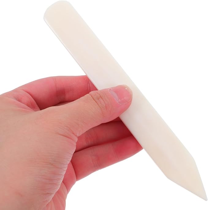 Clothes Scraper for Stain Removal, Cow Bone Scraper Tool for Clothes Heavy Duty Fabric Spotting Tool Laundry Pre Treatment for Stains and Fuzz Removal 5.90 X 0.79 Inches