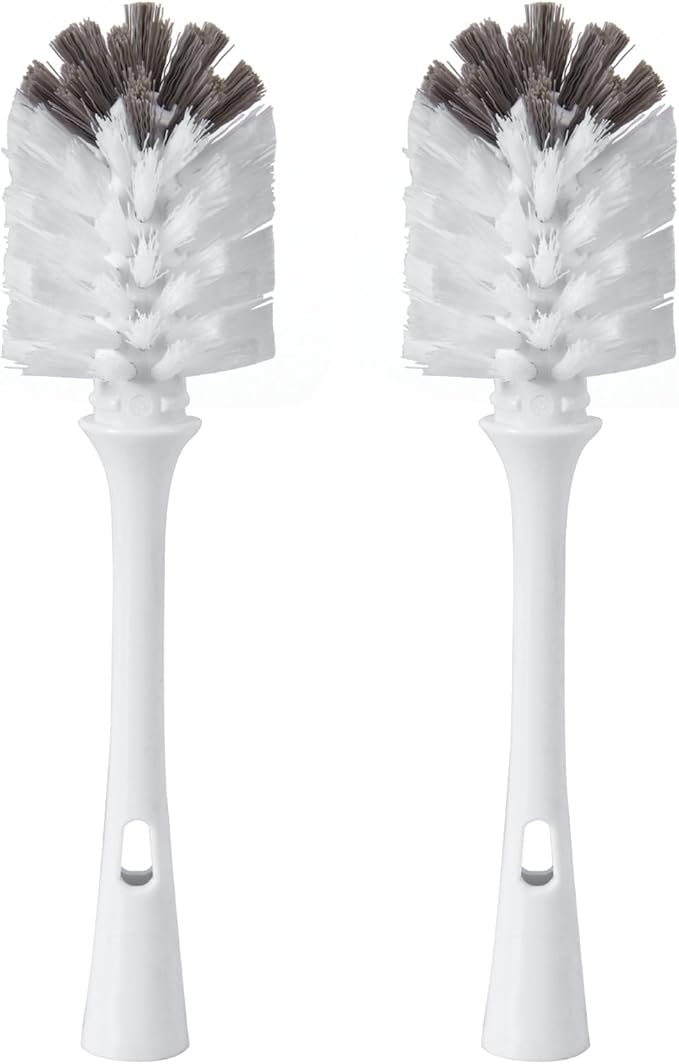 Bottle Brush Replacement Head Compatible with OXO,Flexible Dish Brush Refill Head Compatible with OXO,2PCS
