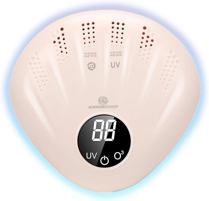 Ozone Machine Eliminator for Strong Odor, Portable Ozone Generator Odor, Rechargeable 10000mAh Odor Eliminator, For Car, Bedroom, Toilet, Kitchen, Smoke, Pet Odor Removal