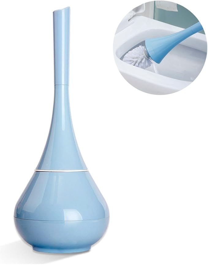 Toilet Brush with Holder, INCHANT Bathroom Detachable Toilet Brush - Blue