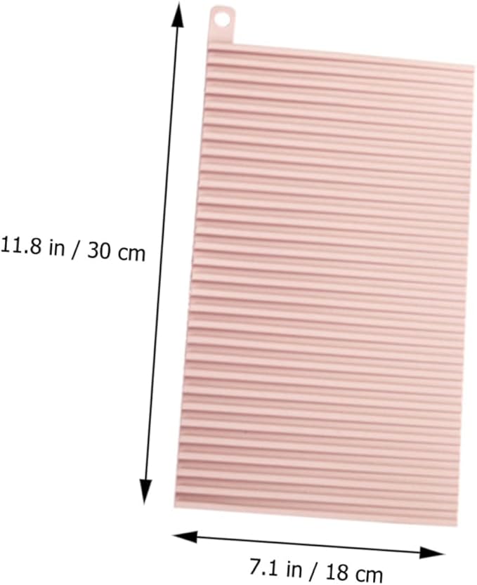 Household Non- Washboard Portable Soft Washing Board for Laundry for Travel and Home Use and Lightweight for Washing Underwear and Bras