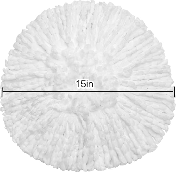 4 Pack Spin Mop Replacements Heads Compatible for O ceda EasyWring 1 Tank System, Microfiber Mops Head Refills , 1 Triangle Head Base and 30-58in Handle Set Combo