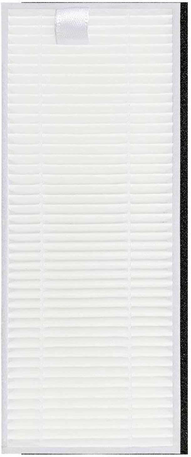 Replacement Parts Compatible with Tesvor S6 X500 X520 X600 Pro M1 Robot Vacuum Cleaner Accessories, 4 HEPA Filters 4 Side Brushes